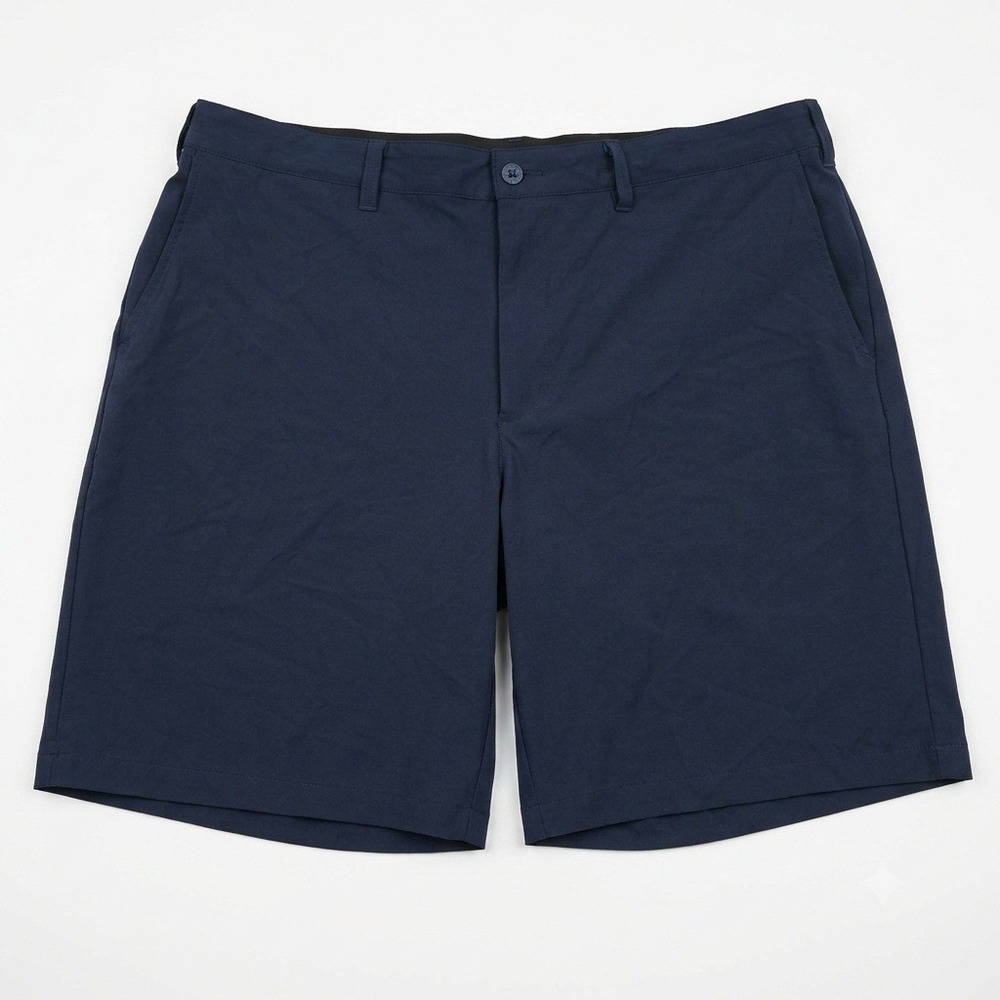 Reebok Golf Mens Navy Blue Performance Stretch Shorts Size 48 Big and Tall